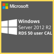 Microsoft Windows Server 2012 R2 Remote Desktop 50 User CALs – License Key
